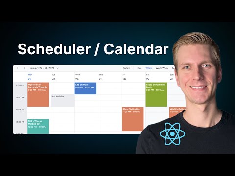 React Scheduler / Calendar - Top 3 Enterprise UI-Components - #3 (Syncfusion)