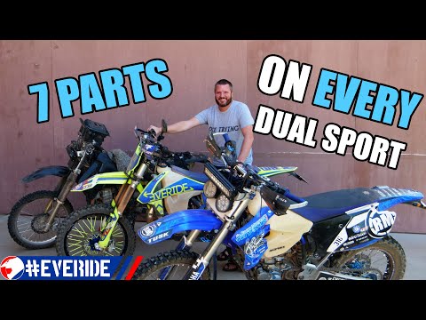 7 Dual Sport Mods & Parts I put on ALL my Motorcycles