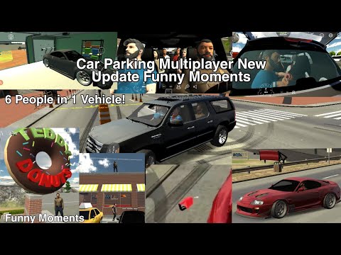 I Got 6 People In My Car! | Car Parking Multiplayer Funny Moments - New Update | Olzhass Games