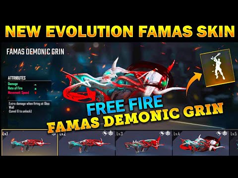 NEW EVO GUN SKIN ||FAMAS ||KADDU GAMING