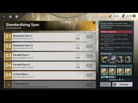 【GFL2】Standardizing Sync ► SA05 Critical Sync I ★ Full Clear ║#479║