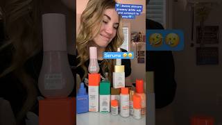 ORGANIZE MY VIRAL SKINCARE #viralskincare #glowrecipe #preppy #bubbleskincare #drunkelephant #shorts