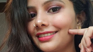 easy glam makeup/ with less products #shorts #youtubeshorts #shortsindia #khushbusharma