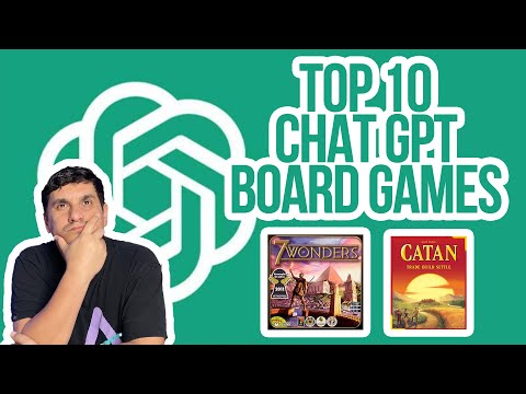 Top 10 AI Board Games | Chat GPT picks the greatest games of all time!