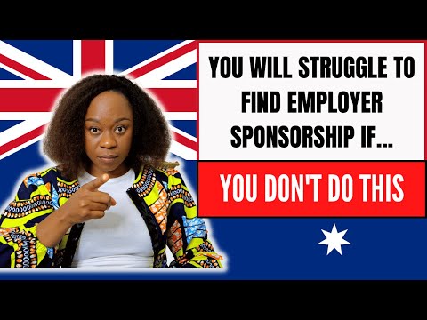 EMPLOYER SPONSORSHIP TO AUSTRALIA - Important requirements to meet  & where to search