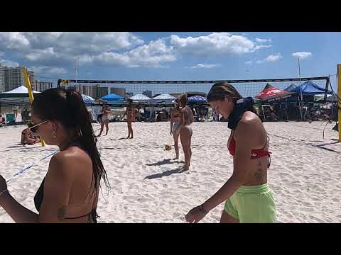 SSOVA's April Sand Key Park Girls 18U Advanced - Demetree/Lemieux vs Marien/Schrock