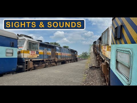 A ride behind an EMD : Sounds & Sceneries Indian Railways | Aug 2022