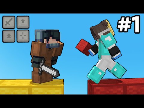 The #1 Mobile Player VS #1 Minecraft Skywars Player