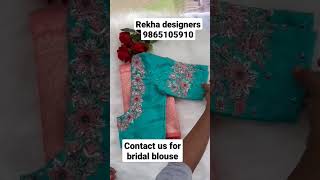 aari blouse collection| bridal blouse ideas | grand aari blouse designs|rekha designers#aari #shorts