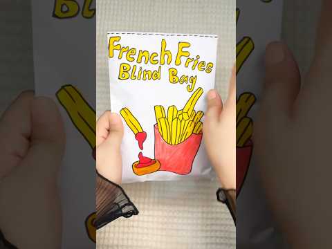 French Fries 🍟 Blind Bag #blindbag #asmr #squishy #food #unboxing #craft