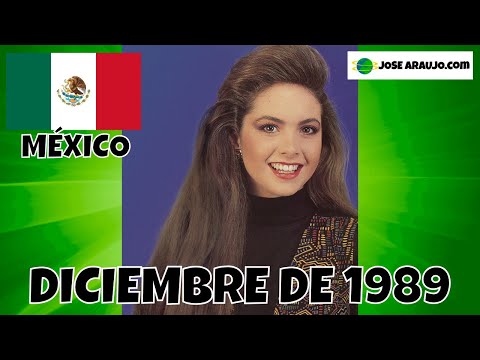 Los ÉXITOS de MÉXICO 🇲🇽 en Diciembre de 1989 🇲🇽