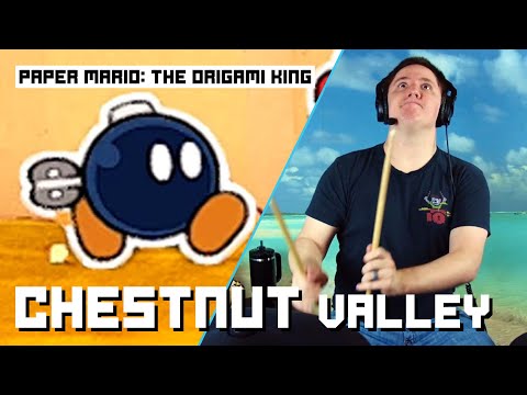 Chestnut Valley From Paper Mario: The Origami King On Drums!