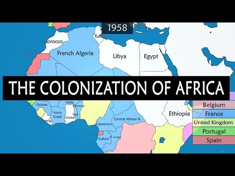 Colonization of Africa - Summary on a Map