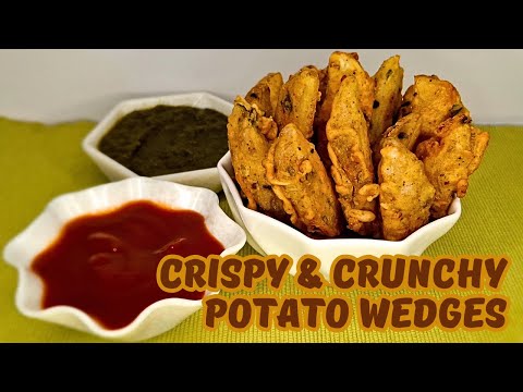 Crispy And Crunchy Potato Wedges 🍟 | Masala Potato Wedges 🥔 | Potato Wedges Recipe 😋 | Wedges Potato