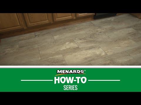 How To Install Luxury Vinyl Tile | Menards Kitchen Remodel