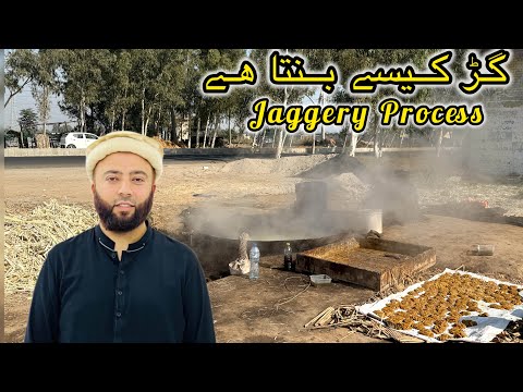 Gurr Making | jaggery Making Process in Punjab | گڑ کیسے بناتے ھیں | Vlog | KXB