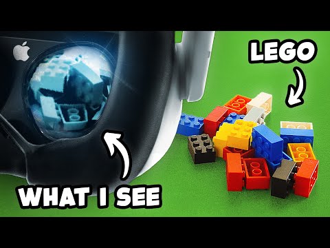 I Built Lego in VR Passthrough...