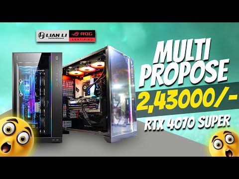 MULTI USEAGE PC BUILD #aidevelopment #editingpc #gaming #trading #nvidia #intel #i7