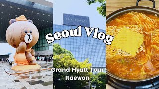 Grand Hyatt Seoul Grand King Suite - Itaewon Budae Jjigae, SEOUL Summer Vlog 🌺 🇰🇷