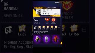 SRISLIVE Profile 😱 Free Fire Id Level 96 #shorts #freefire #shortvideo #trending #daddycalling