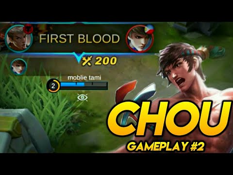 CHOU GAMEPLAY NO.2 |MLBB |CHOU GAMEPLAY |Tamitzy