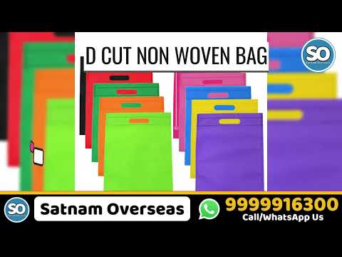 Non Woven Carry Bag Manufacture D Cut Bag W Cut Bag Wholesale Price Mob.9999916300