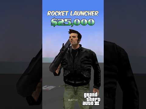 What is the Most Expensive Weapon in Each GTA Game? (Evolution)