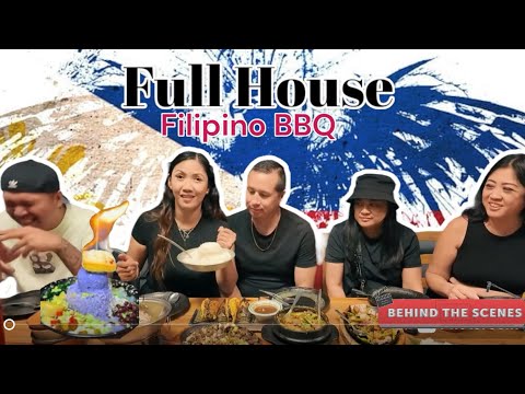 Full House Filipino BBQ in Las Vegas behind the scenes and mukbang with the foodie