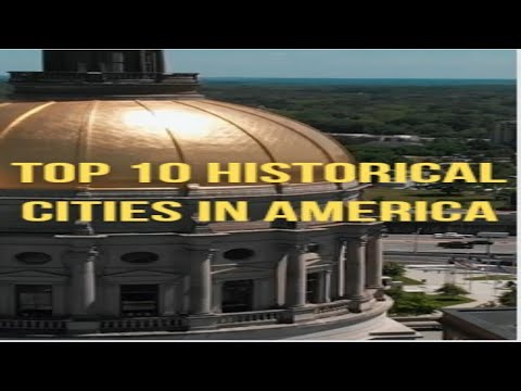 Top 10 Historical Cities in America #shorts #shortsvideo #america #usa #historical