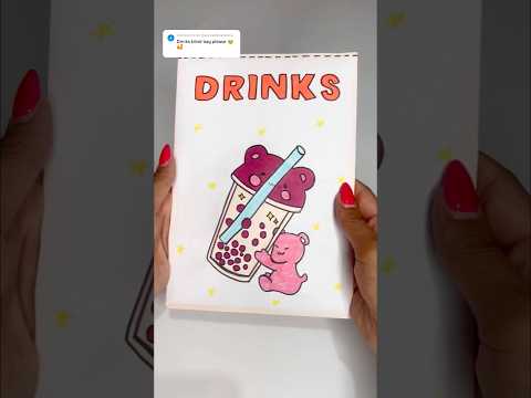 Drinks blind bag! #blindbag #asmrunboxing #papersquishy #blindbagunboxing #papercraft #diy #shorts