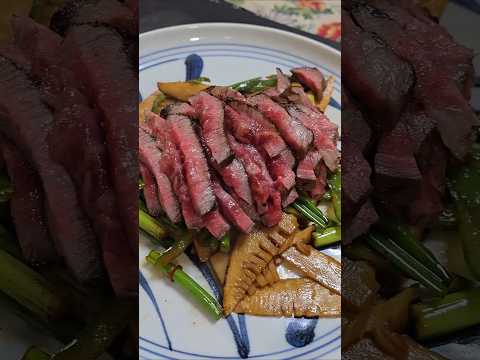 黒毛和牛の塊肉で肉料理作ってみた⚔️#肉 #food #黒毛和牛