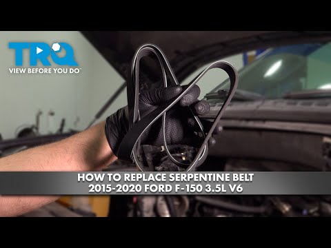 How to Replace Serpentine Belt 2015-2020 Ford F-150 3.5L V6