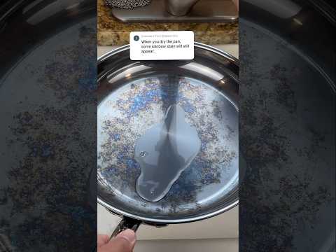 Easy Way to Remove Rainbow Stains From Pans (Works Every Time)