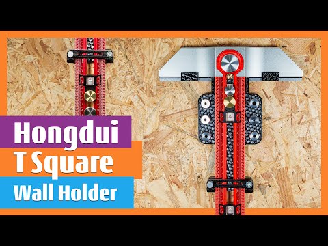 HONGDUI Hooked On Wood MT-2465 PRO T Square Wall Bracket Holder  #tools #diy #woodworking