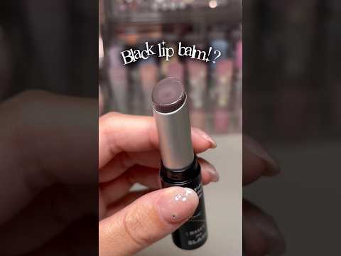 Black lip balm!? 💋🖤 Nope just pH changing formula #lippies #lipbalm #romand #kbeauty