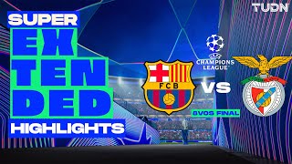 SUPER EXTENDED HIGHLIGHTS - Barcelona 3-1 Benfica | UEFA Champions League 24/25 | TUDN