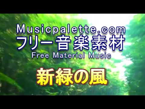 フリー音楽素材（使用料無料）「新緑の風」Musicpalette