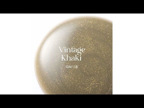 【Gel Me1】2022秋新色　GM118 Vintage Khaki　簡単セルフジェルネイル