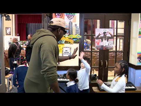 Frzy Day at Dilworth: Pittsburgh rapper inspires students with community support