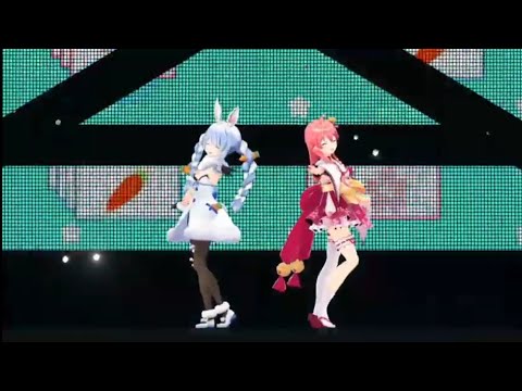 [3D][Original] Sakura Miko, Usada Pekora - モッシュレース/Mosh Race