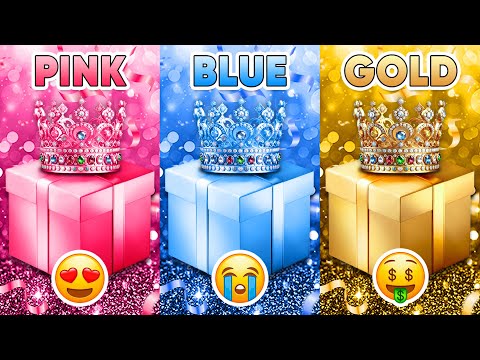 Choose Your Gift...! Pink, Blue or Gold 💗💙⭐️ How Lucky Are You...? 😱 Quiz Shiba