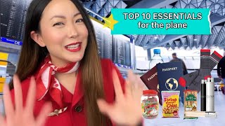 10 ESSENTIALS TO BRING ONTO YOUR NEXT FLIGHT ✈️