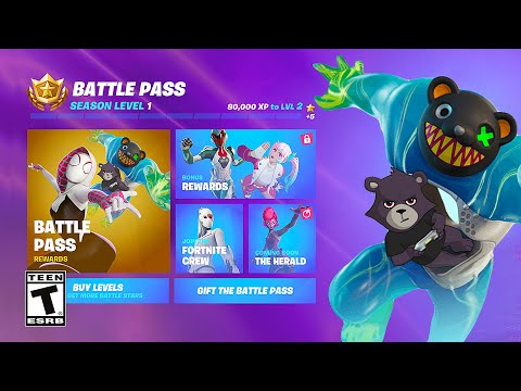 Fortnite Chapter 3 - Season 4 Battle Pass (Full Showcase) + Free Battle Pass