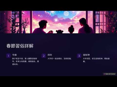 AI輕鬆做簡報-台灣民俗節慶