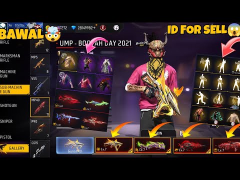 Free Fire 7 Years Old I'd For Sell🤯💸||FF I'd Sell Low Price I'd For Sell 😱💸||Trusted I'd Seller💯