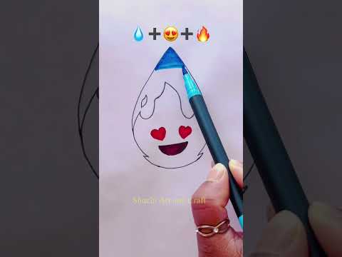 Mixed emoji 💧➕😍➕🔥 #youtubeshorts #creative #shorts #video #emojichallenge