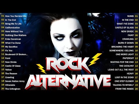 Linkin Park, Evanescence, Creed, Coldplay, AudioSlave, Hinder, Nickelback ⚡Alternative Rock 2000s #1