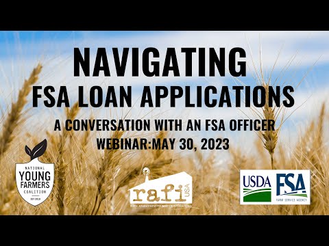 Navigation FSA Loan Applications