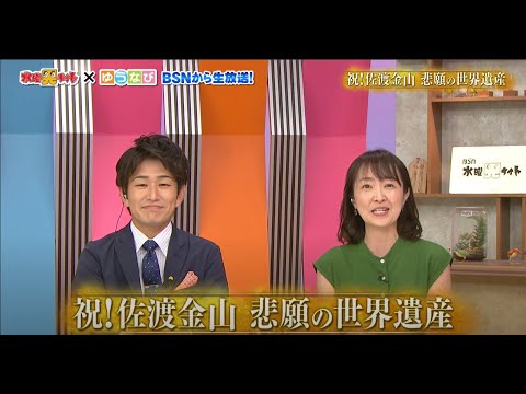 動画クリエーターけえ「島育ち」さんも出演した「佐渡島の金山」世界遺産登録記念特別番組