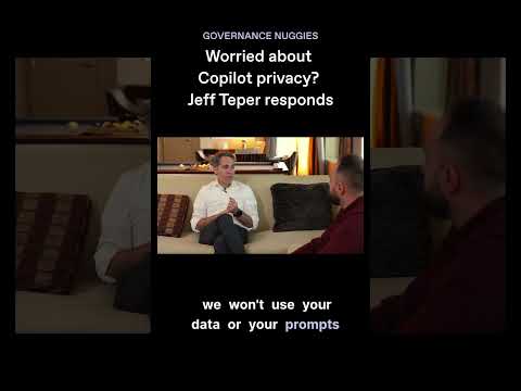 Worried about Copilot privacy? Jeff Teper responds  #m365 #copilot